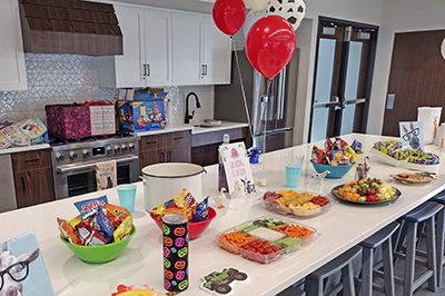 Birthday Party Set Up